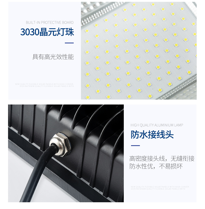 LED outdoor aluminum material floodlight, Black Diamond 5054 surface mount high-brightness floodlight, community basketball court floodlight pic 17