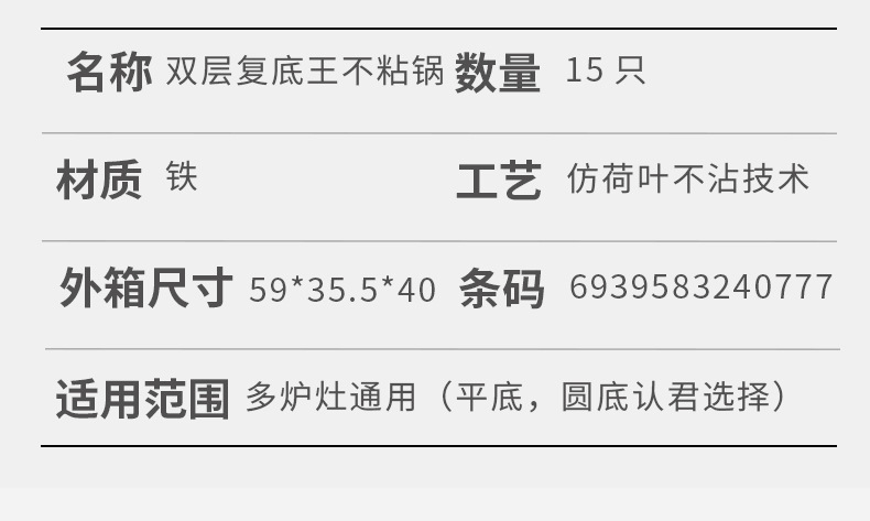 Factory wholesale of new non-stick cooking POTS, non-stick woks, multi-functional gift cookware, one-piece consignment pic 19