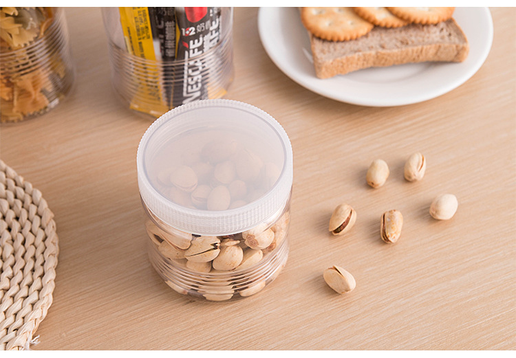Five-grain storage boxes, plastic bottles, kitchen food storage cans, dry goods sealed, round, household wholesale pic 15