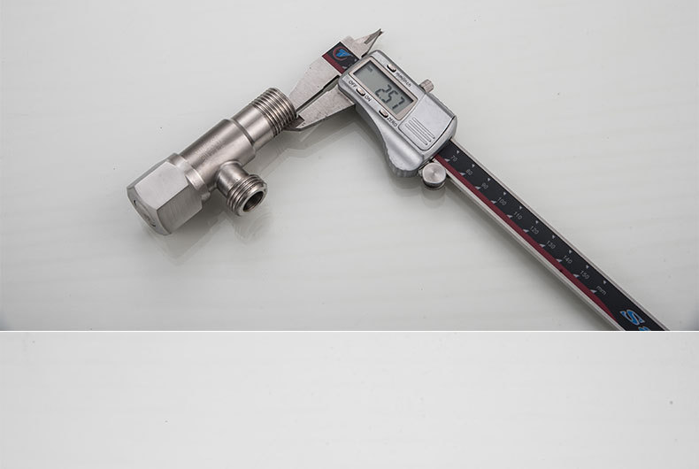 Ximans 304 stainless steel Angle valve, all-copper Angle valve, water heater water stop switch valve, 4-minute DN15 ceramic core pic 18