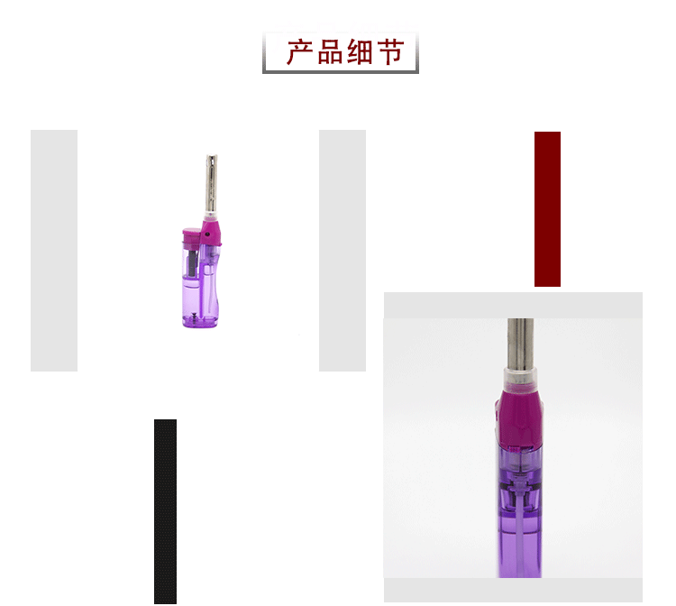 跨境现货透明明火点火器厨用电子点火器迷你充气生火器烧烤打火机详情4
