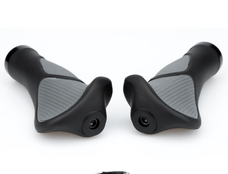 Bicycle rubber horn handlebars, mountain bike horn handlebars, cycling accessories, double-locking anti-slip pair handles pic 13