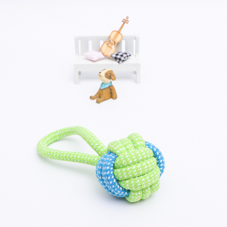 Wholesale manufacturer of dog cotton rope toys for teeth grinding and cleaning, multi-color dog biting rope combination sets, direct supply of pet supplies pic 7