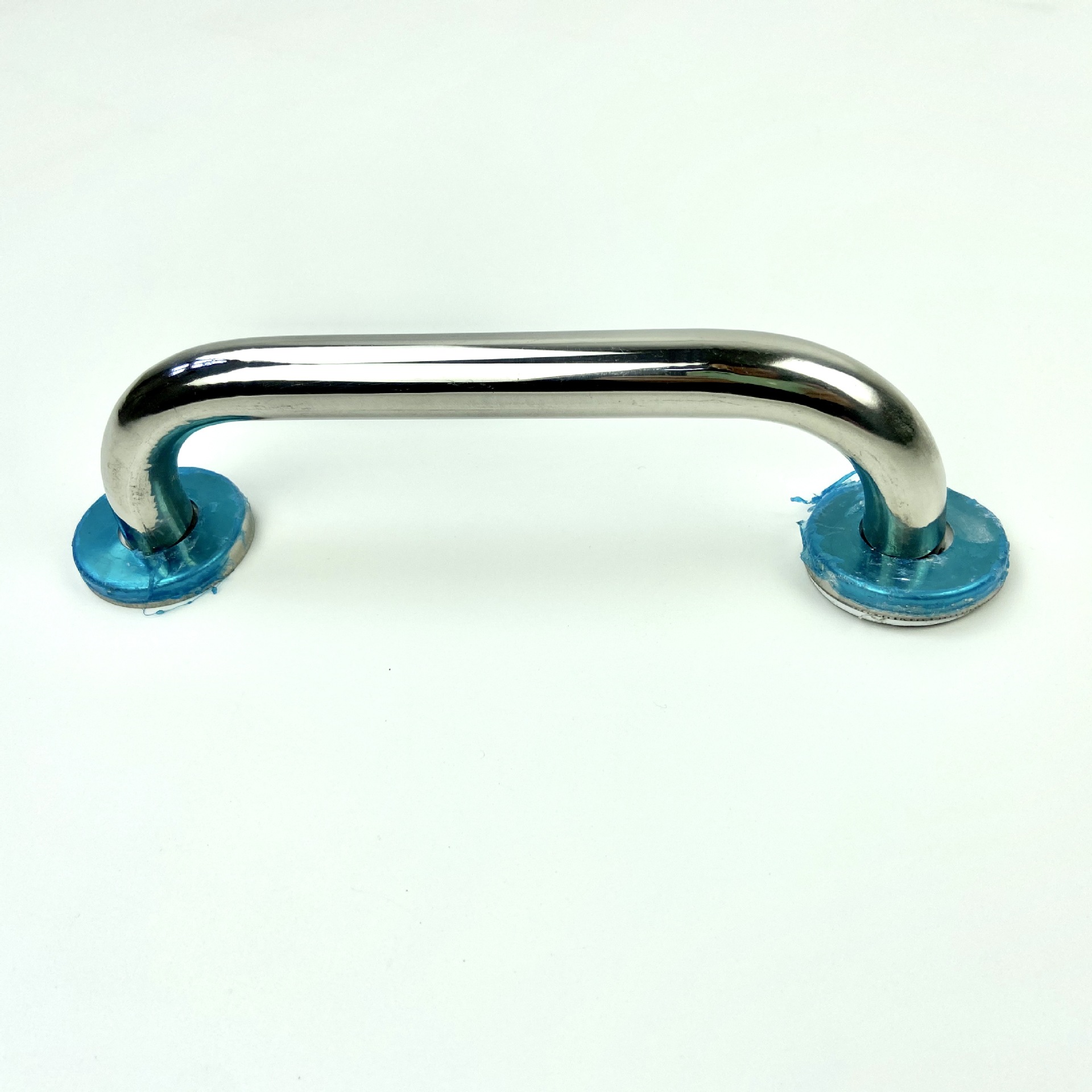 Factory wholesale thickened glass door elbow handles, security door wooden door handles, polished simple stainless steel handles pic 15