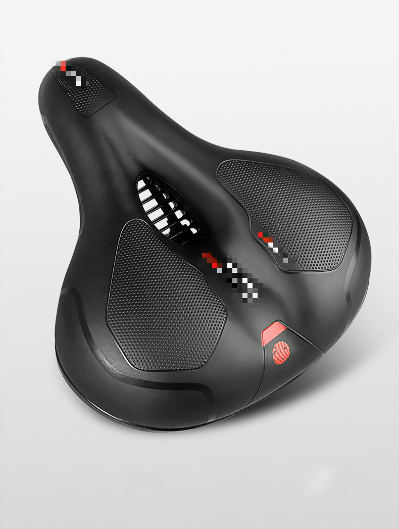 Thickened saddle, mountain bike seat, large rear saddle, soft and comfortable seat, cycling equipment accessories pic 3