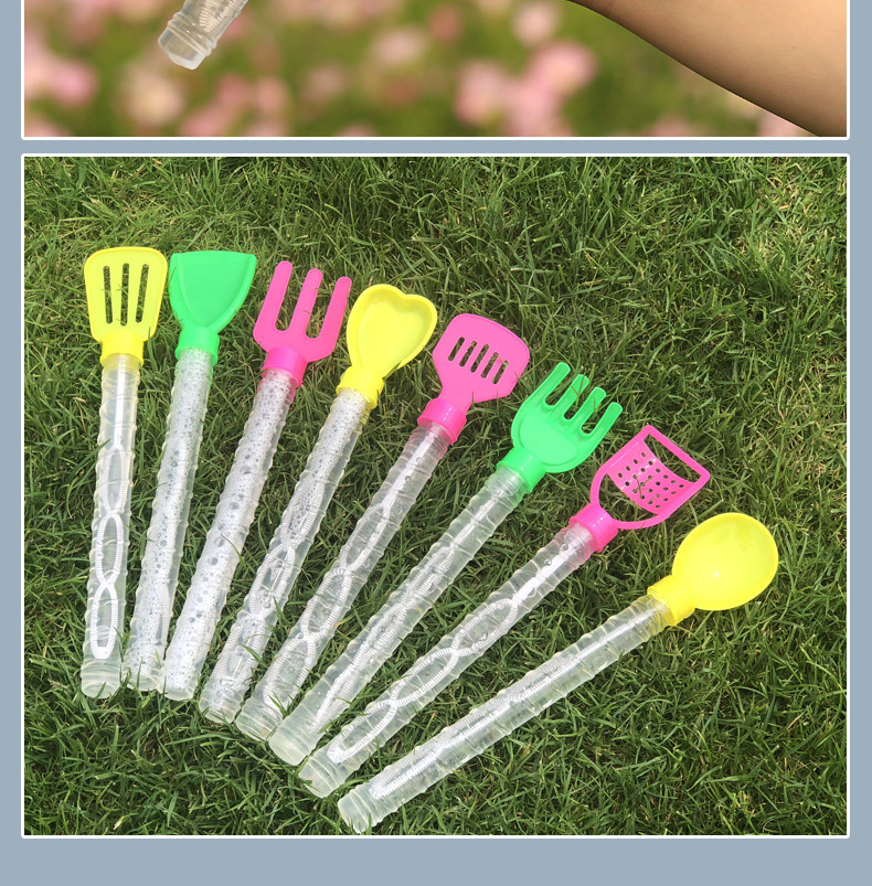 Concentrated liquid beach bubble sticks, outdoor eco-friendly 27cm bubble-blowing small toys, bubble water manufacturer wholesale pic 10