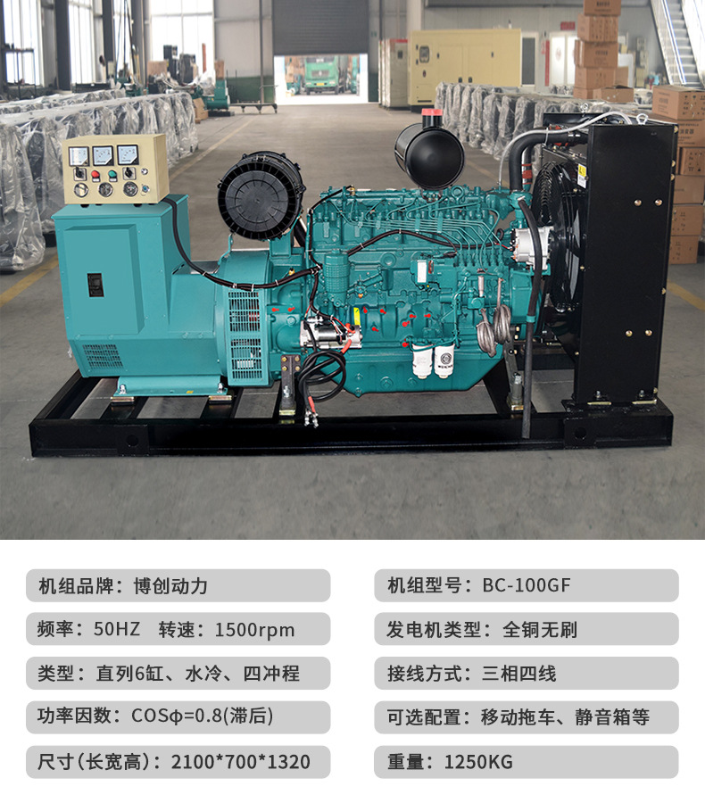 潍柴100kw-参数