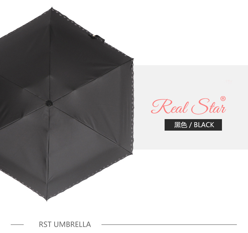 RST Japanese-style creative hollowed-out sunshade umbrella, mini 50% discount pocket sun umbrella for women with color glue sun protection, in stock and in batch pic 13