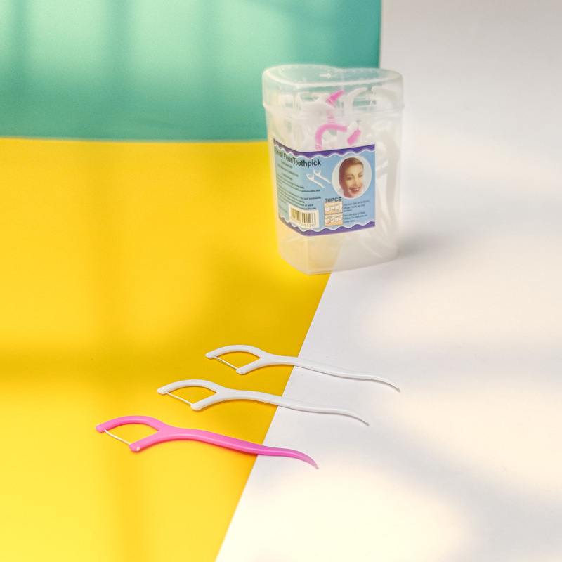 Love dental floss box, disposable plastic toothpicks, dental care, portable dental floss sticks, family floss picks pic 22
