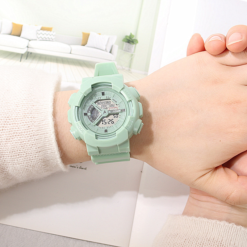 Quartz watch for girls, Korean version, simple and trendy Suprsok, not waterproof, casual and trendy, sporty large dial for men pic 13