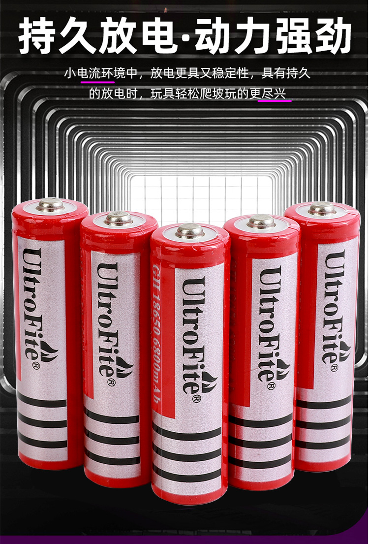 18650锂电池充电器大容量3.7v强光手电筒小风扇多功能4.2v可通用详情4
