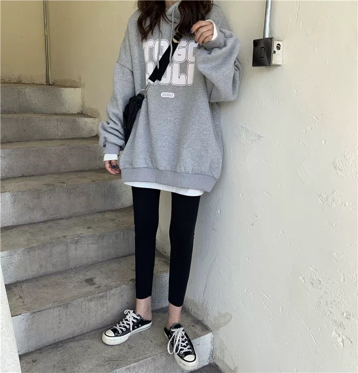 卫衣女秋冬百搭2020宽松欧美bf慵懒风加绒加厚连帽外套潮支持代发详情10