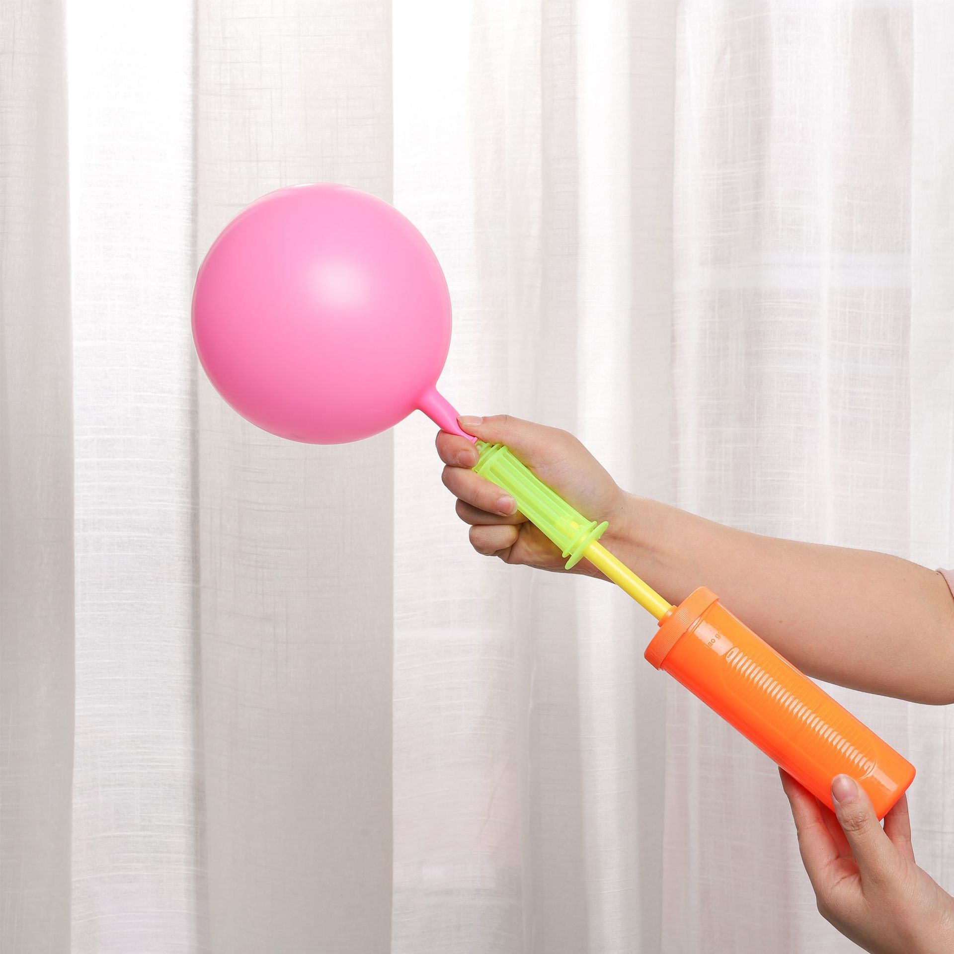 Air pump, air pump, balloon, hand-pushed air pump, manual plastic air pump, portable slanted balloon air pump pic 4