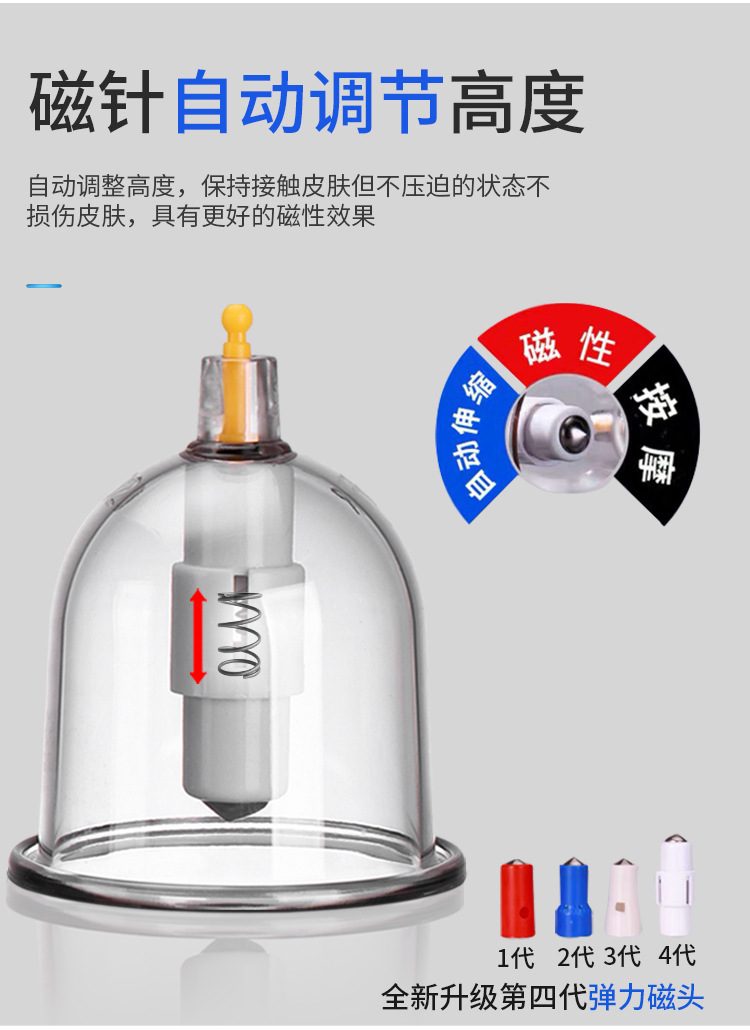 跨境锦康电动真空负压枪家用拔火罐刮痧仪抽气拔罐器套装厂家直供详情1