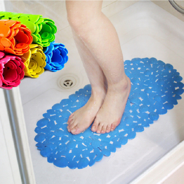 源头厂家贝壳石头防滑浴室垫PVC卫生间防滑垫浴缸防滑脚垫详情3