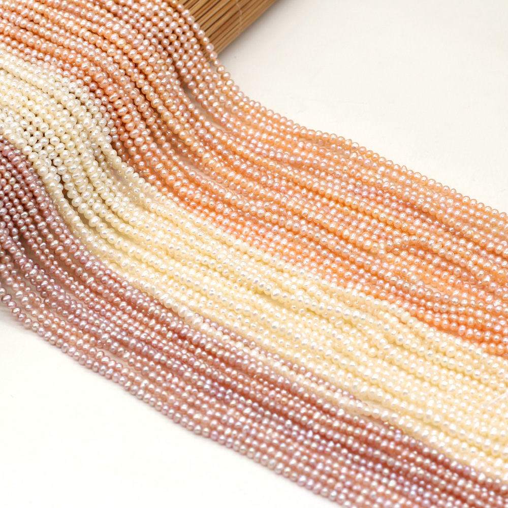 Exquisite natural freshwater pearl potato beads DIY jewelry accessories, handcrafted jewelry necklaces, semi-finished product production and wholesale pic 17