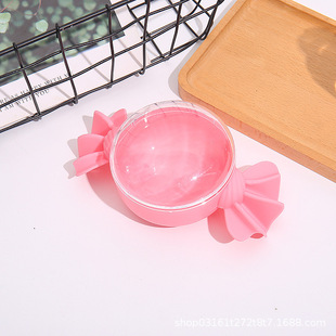 ps透明7枚戒指盒卡通首饰塑料空盒贝壳花花形状创意归纳盒详情3