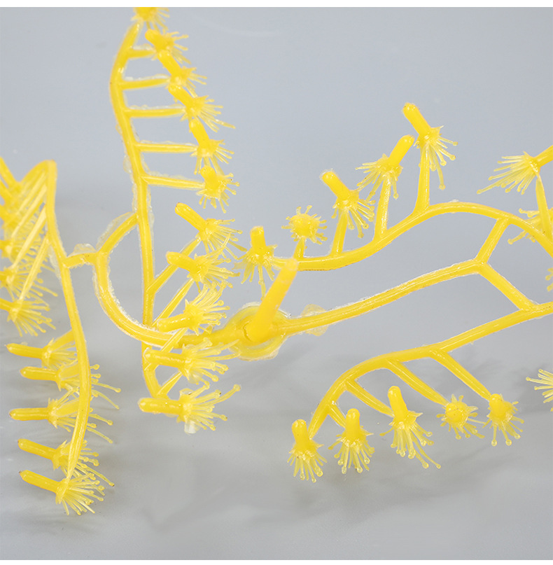 仿真樱花芯花枝花材DIY配件塑料成品厂家直供办公文化园艺仿真树叶植物装饰详情10