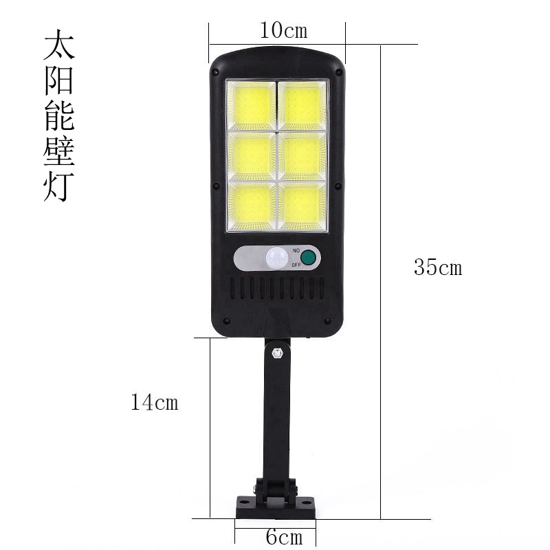 2021 Cross-border solar street lamps, outdoor waterproof LED garden lamps, outdoor human body sensing garden wall lamps pic 12