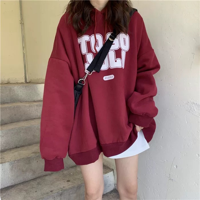 卫衣女秋冬百搭2020宽松欧美bf慵懒风加绒加厚连帽外套潮支持代发详情17