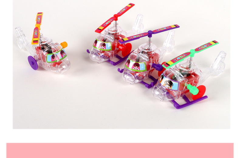 Wholesale of new winding spring transparent small aircraft, winding helicopter taxiing with propellers and rotatable toys pic 15