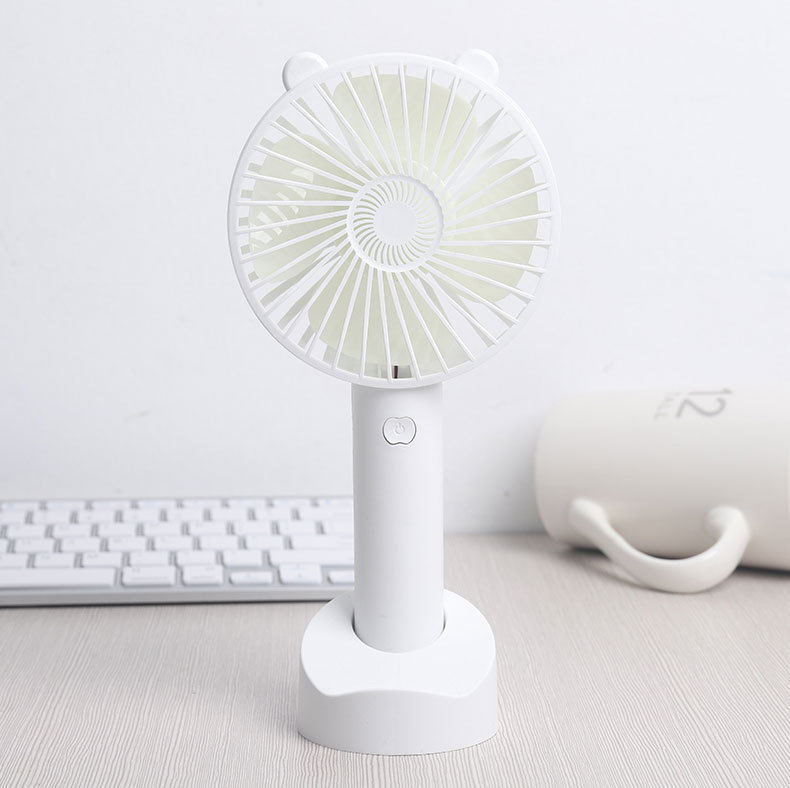 Handheld small fan, usb charging, folding mini fan, silent stand, desktop hanging neck, small hand-held electric fan pic 7