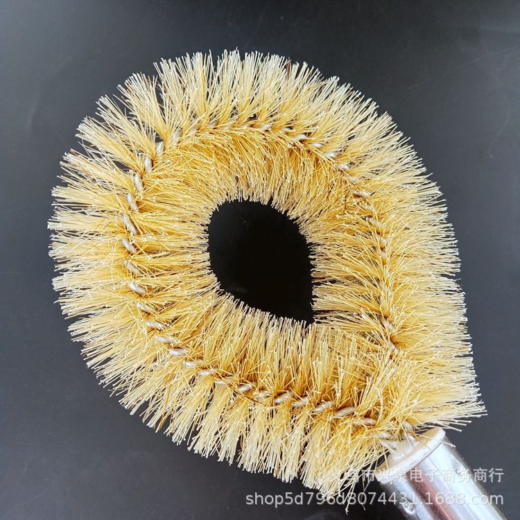 【 Zone 2-10 】 Steel handle brown bristle pot brush 300 yuan per box, 2 yuan pot brush, bristle pot brush, coconut palm pot washing brush, pot brush, bristle pot brush, 1 yuan supply, 2 yuan wholesale pic 3