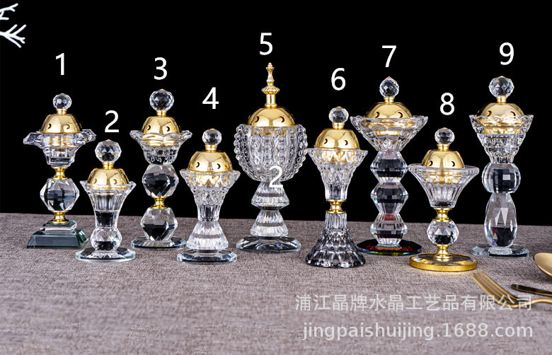 厂家直销沙特阿拉伯水晶熏香炉碳炉直烧香丸佩戴熏香异域风情详情7