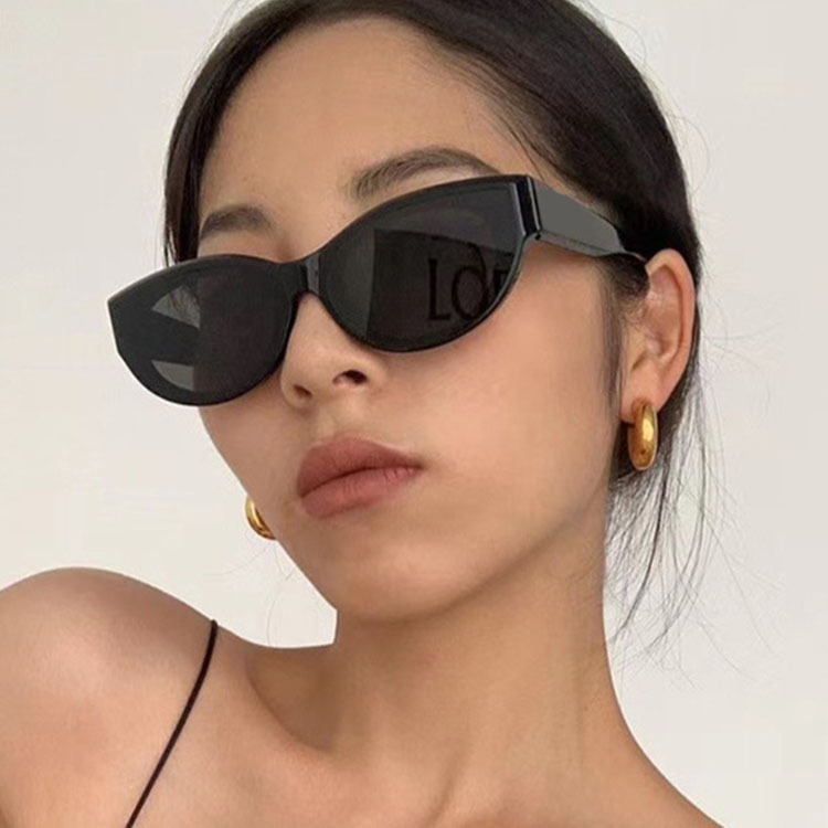 Cross-border European and American personalized sunglasses 2020 new retro hip-hop oval sunglasses Street style trendy and fashionable sunglasses pic 4