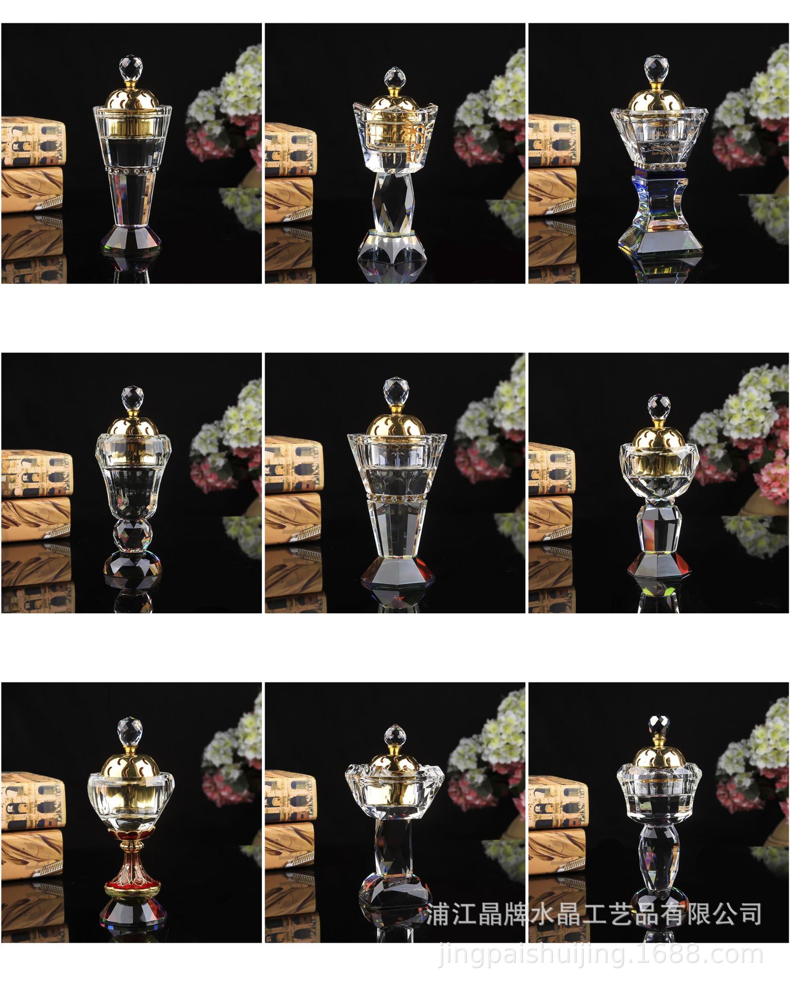 厂家直销沙特阿拉伯水晶熏香炉碳炉直烧香丸佩戴熏香异域风情详情11