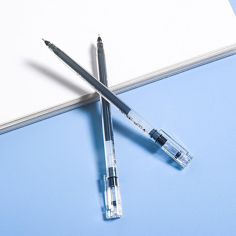 大容量中性笔12支装小鱼儿Gel Pen No7207文具开学季水性可擦笔日本笔详情6