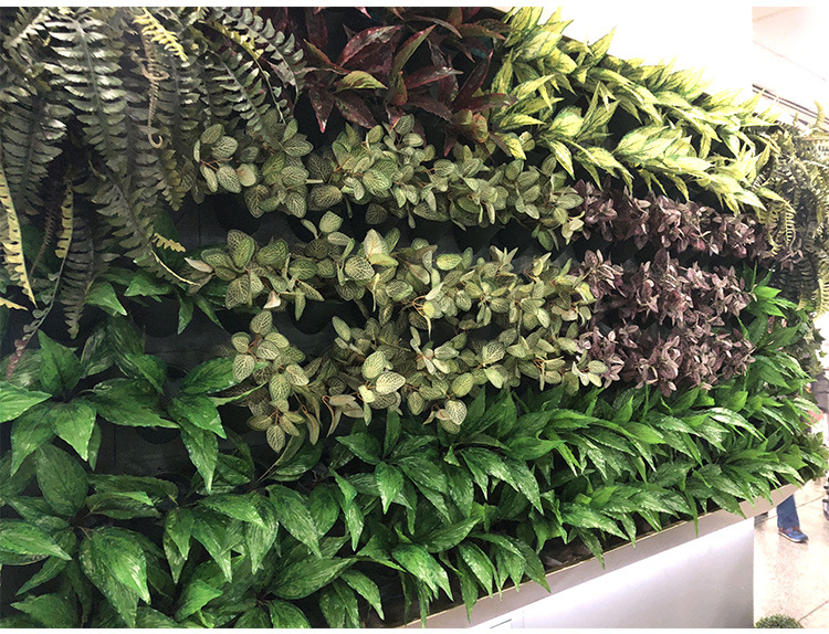 Artificial plant wall accessories, green plant wall hangers, Persian-style grass wall decoration, balcony background, office culture, gardening, branch and leaf tree ornaments pic 8
