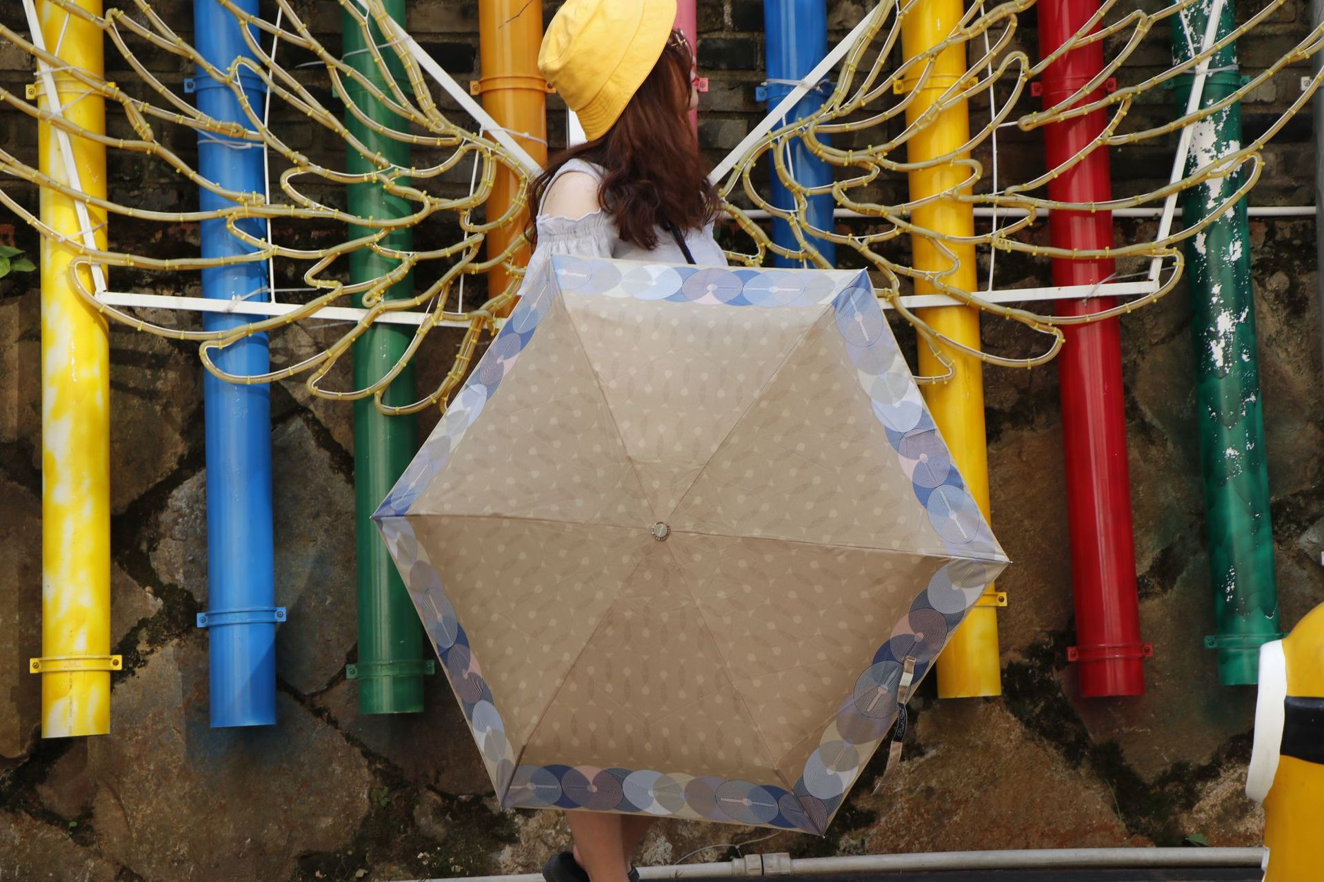 RST雨伞 日本风格遮阳伞 异域风情女士迷你五折口袋晴雨伞批发详情16