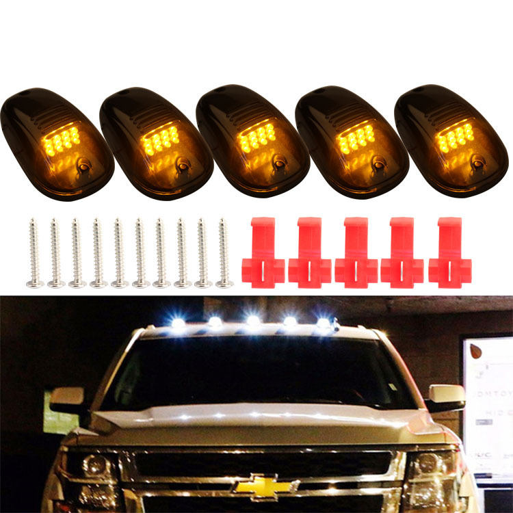 适用皮卡车顶鼠标灯Cab Marker Roof 9LED Light F150道奇RAM车灯详情17