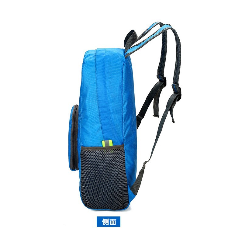 韩版折叠轻便牛津布书包双肩包礼品户外登山旅行背包折叠收纳包详情5