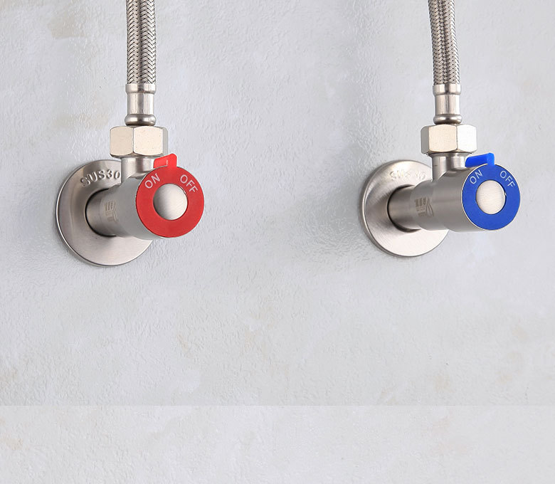 Ximans extended Angle valve water heater water valve toilet switch copper core thickened 304 stainless steel Angle valve pic 5