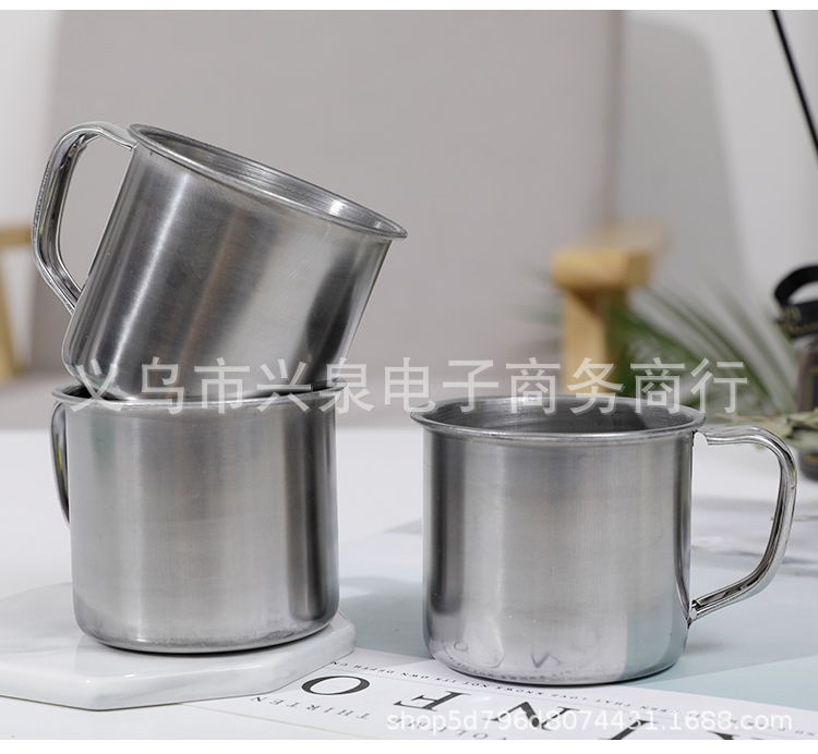 【 Zone 3-5 】 Unpolished steel cups 1000 per box, metal-mouthed cups, small cups, steel cups 7 cm, water cups, tea cups, wine cups, steel-mouthed cups 1 yuan per piece, supply pic 10