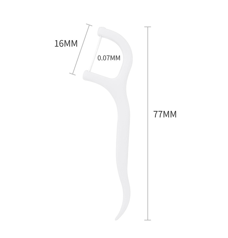 Portable 30-piece bucket dental floss, interdental floss box, dental floss stick, dental floss box, high-strength flossing, disposable dental floss stick pic 2