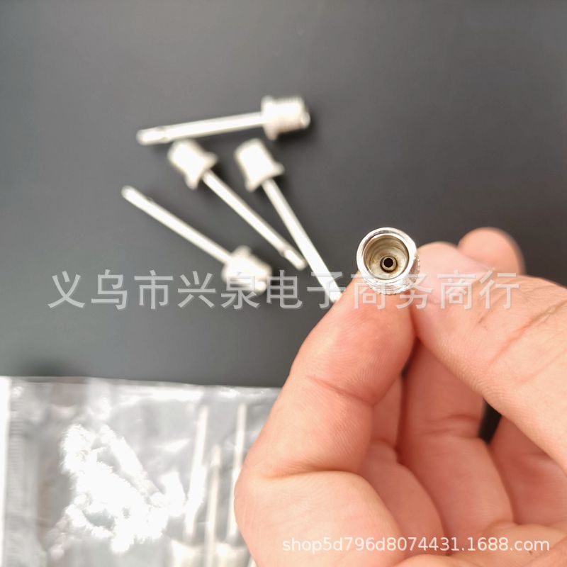 【 Zone 2-5 】 Bagged steel gas needle 100/ 2000 per bag/Basketball pump, gas needle, metal ball, football pump, iron premium gas needle, accessories, ball needle, one yuan general merchandise pic 4