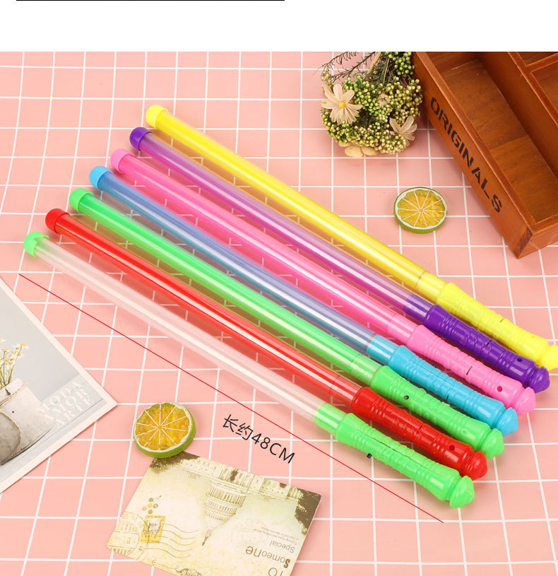 大号荧光棒演唱会发光棒48CM彩虹棒LED七彩四灯中棒闪光棒批发详情3