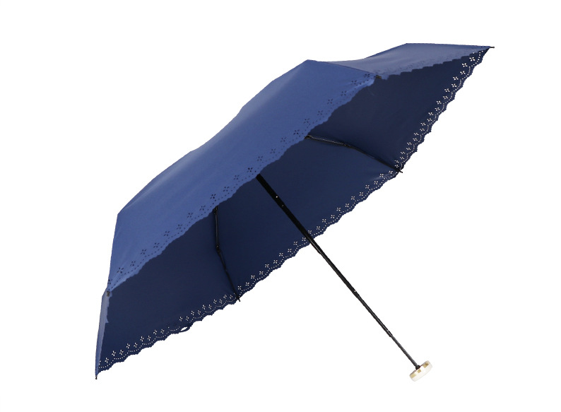 RST Japanese-style creative hollowed-out sunshade umbrella, mini 50% discount pocket sun umbrella for women with color glue sun protection, in stock and in batch pic 1