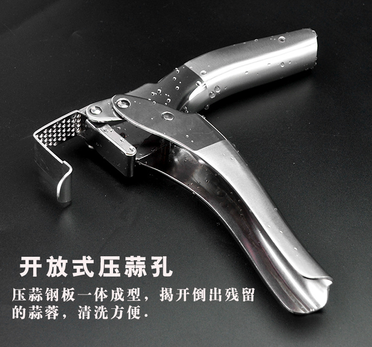Amazon supplies 304 stainless steel garlic press, kitchen tools, garlic puree makers, durable manual garlic peelers and garlic paste makers pic 17