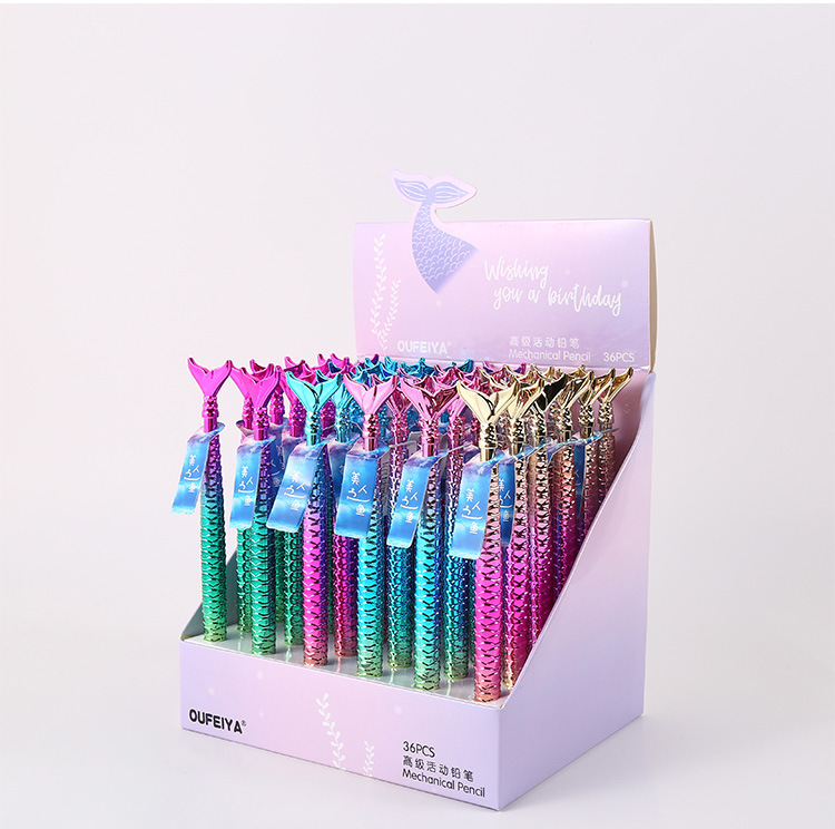 Oufeiya 5386 Mermaid 0.7/0.5 mechanical pencil manufacturer supplies wholesale student activity pencil stationery pic 11