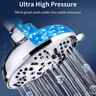 Wholesale of 8-inch round electroplated shower heads and cross-border concealed shower and bath shower heads in Xiamen pic 27