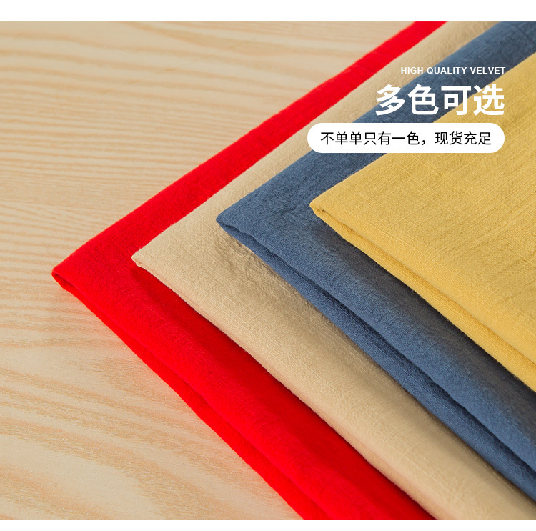 纯棉20*60水洗棉竹节棉绉布砂洗儿童马甲衬衫休闲面料现货供详情3