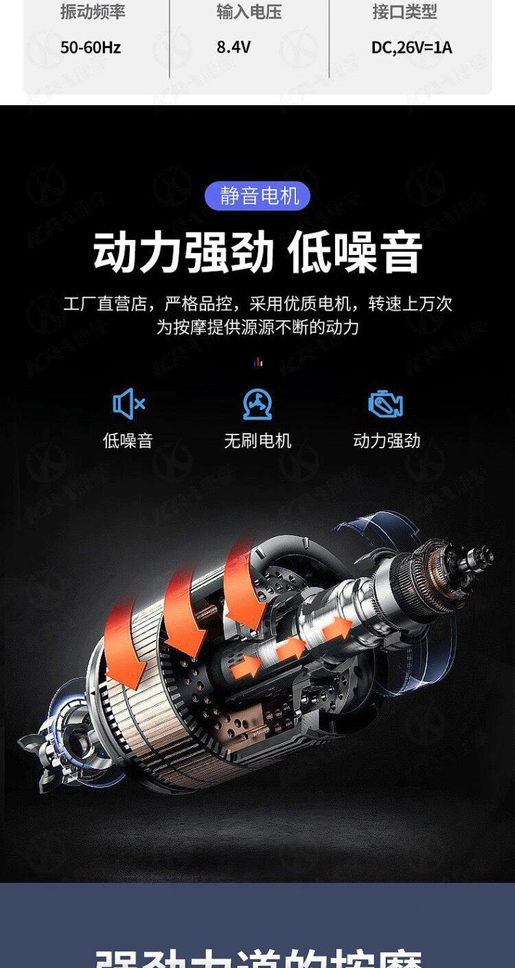 Fascia deep muscle relaxation machine massage device, fitness vibration massage gun, cervical membrane and myofascial membrane gun massage device pic 15