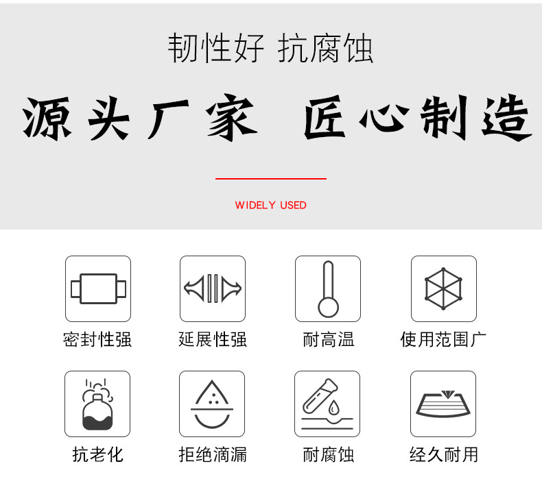 配件批发生料带加厚加宽20米聚四氟乙烯密封带水胶布洁具生胶带详情3