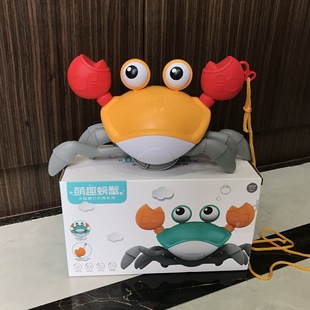 抖音网红电动螃蟹玩具充电声光儿童感应八爪鱼自动避障新奇特玩具详情8