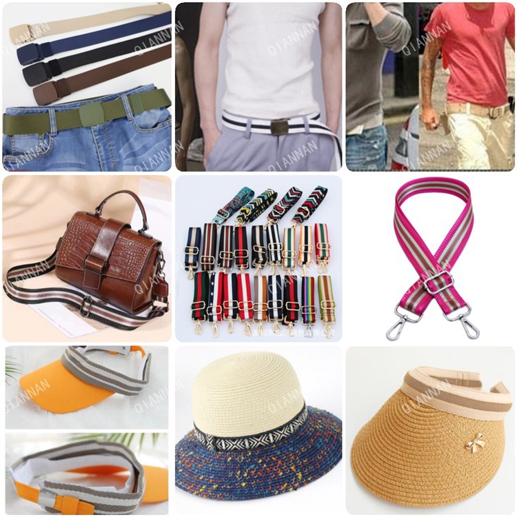 3.8cm wide imitation nylon thickened wear-resistant imitation nylon jacquard webbing, bag shoulder straps, webbing, DIY handcrafted accessories, clothing belts, home textile fabric decoration accessories pic 7