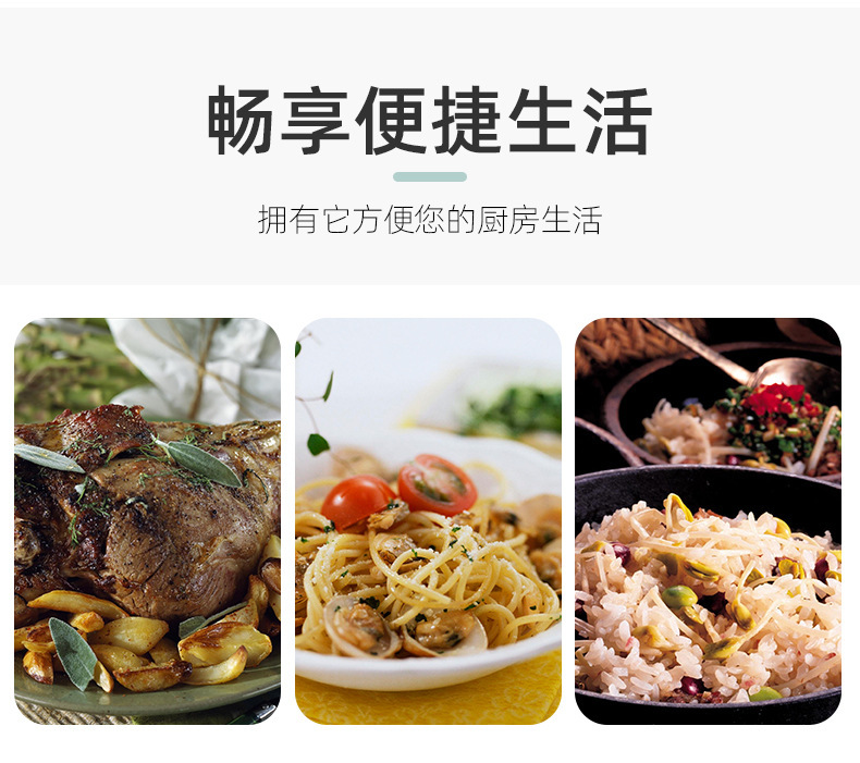 亚马逊烹饪不粘锅收纳桶木柄硅胶厨具12件套硅胶厨房用具铲勺套装详情7